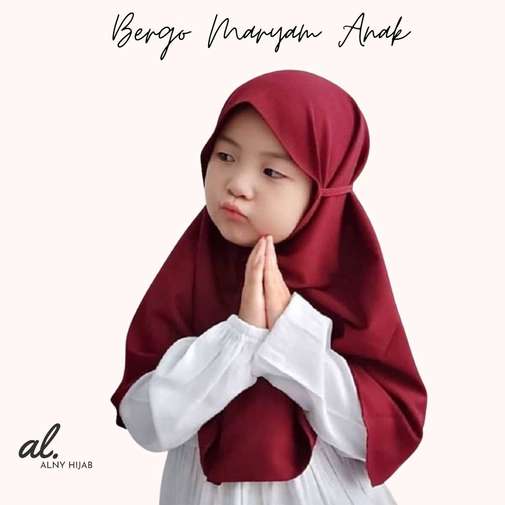 Alny Hijab - Hijab Tasya Bergo Anak Maryam Diamond