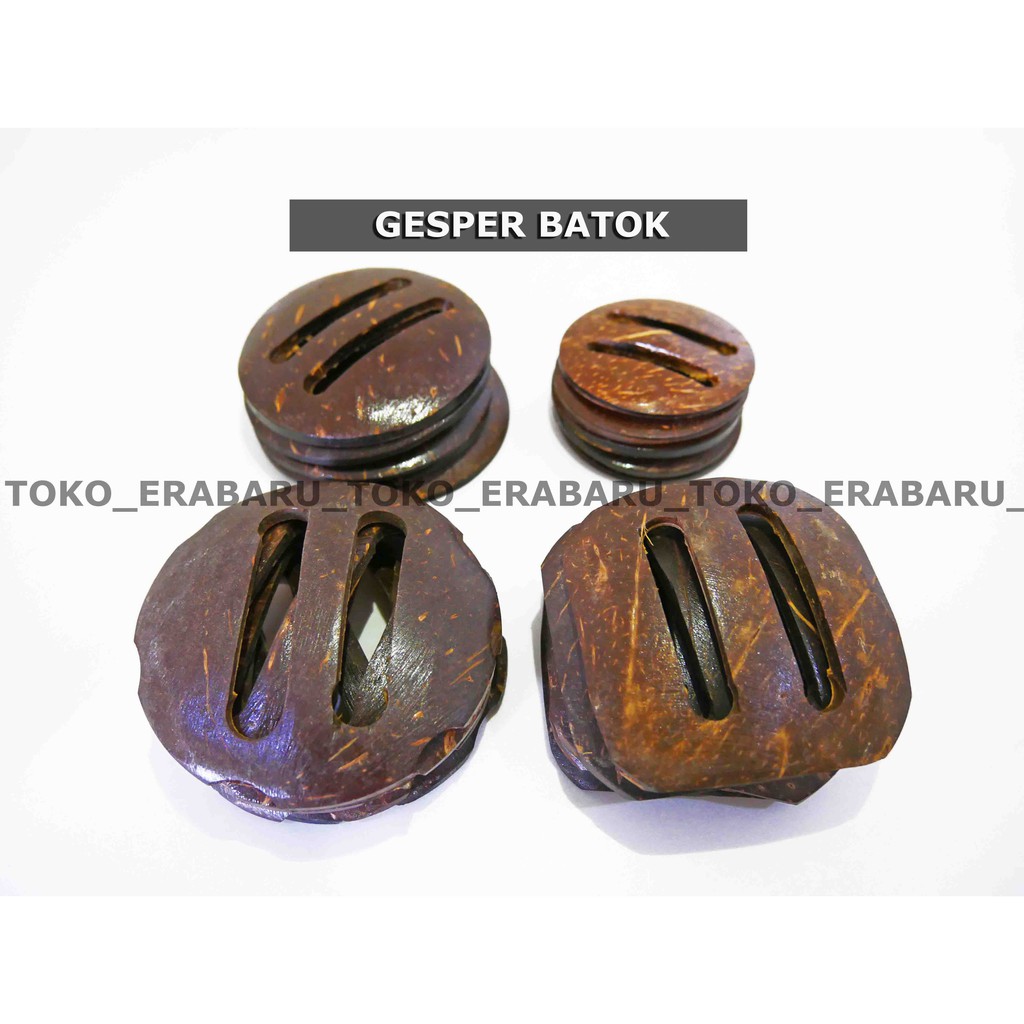 KEPALA GESPER BATOK PERNIS KOTAK DAN BULAT 1pcs