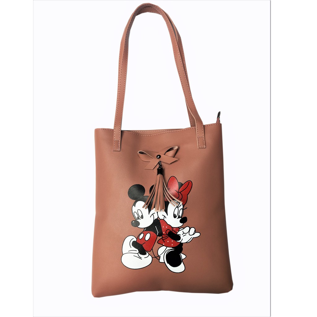 BISOBISI TOTE BAG MINISO MICKEY ISABELLA