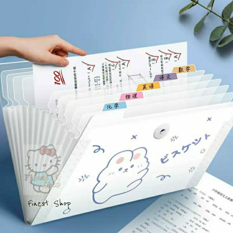 Document Organizer Kuromi Cinnamoroll Map Folder Sanrio Melody Tempat Penyimpanan Berkas Dokumen Pochacco Kertas File Ujian Box Plastik Waterproof Anti Air