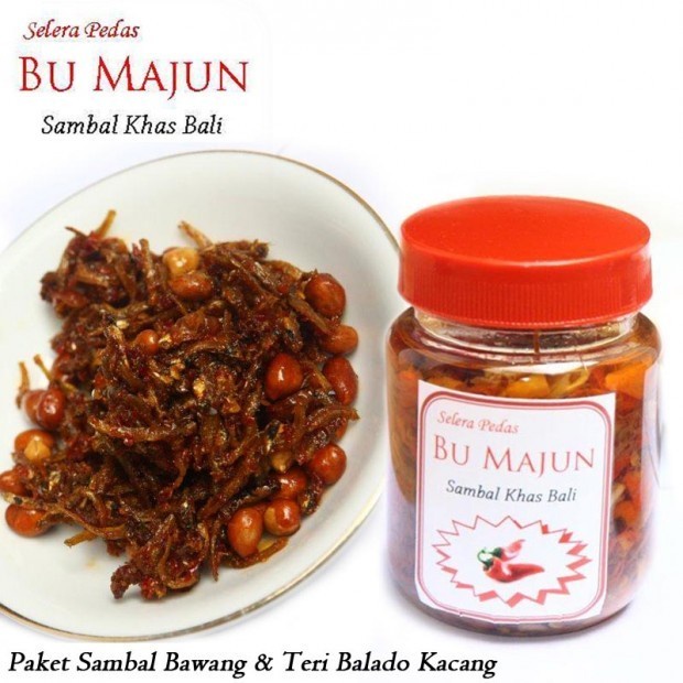 

Jual Paket 1 Sambal Bawang Bu Majun Xtra Pedas Dan 1 Balado Teri Kacang