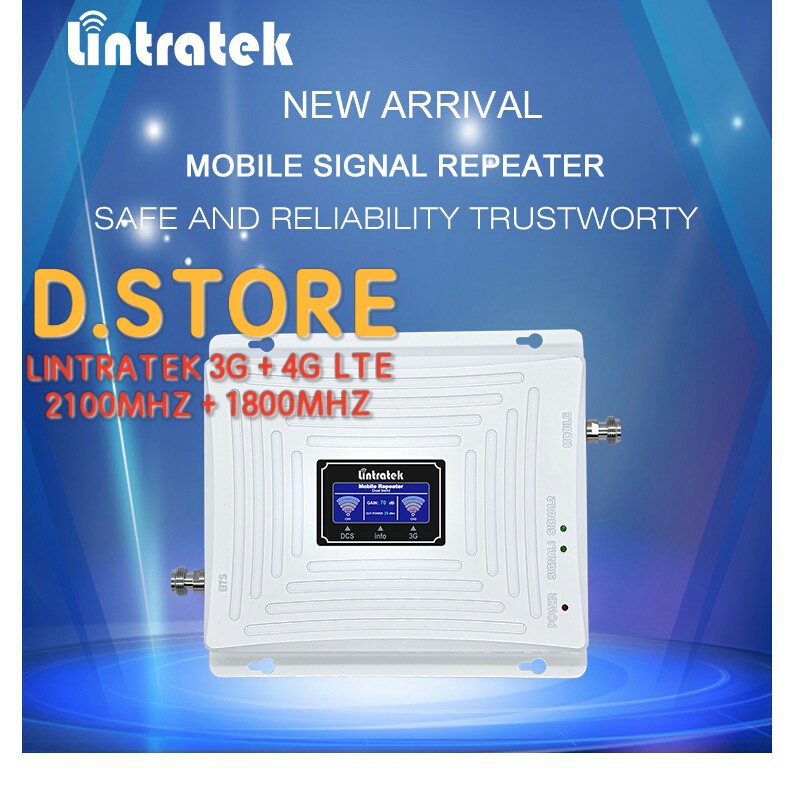 BOSTER/REPEATER/ANTENA LINTRATEK 3G 4G LTE 2100MHZ/1800MHZ HIGH POWER
