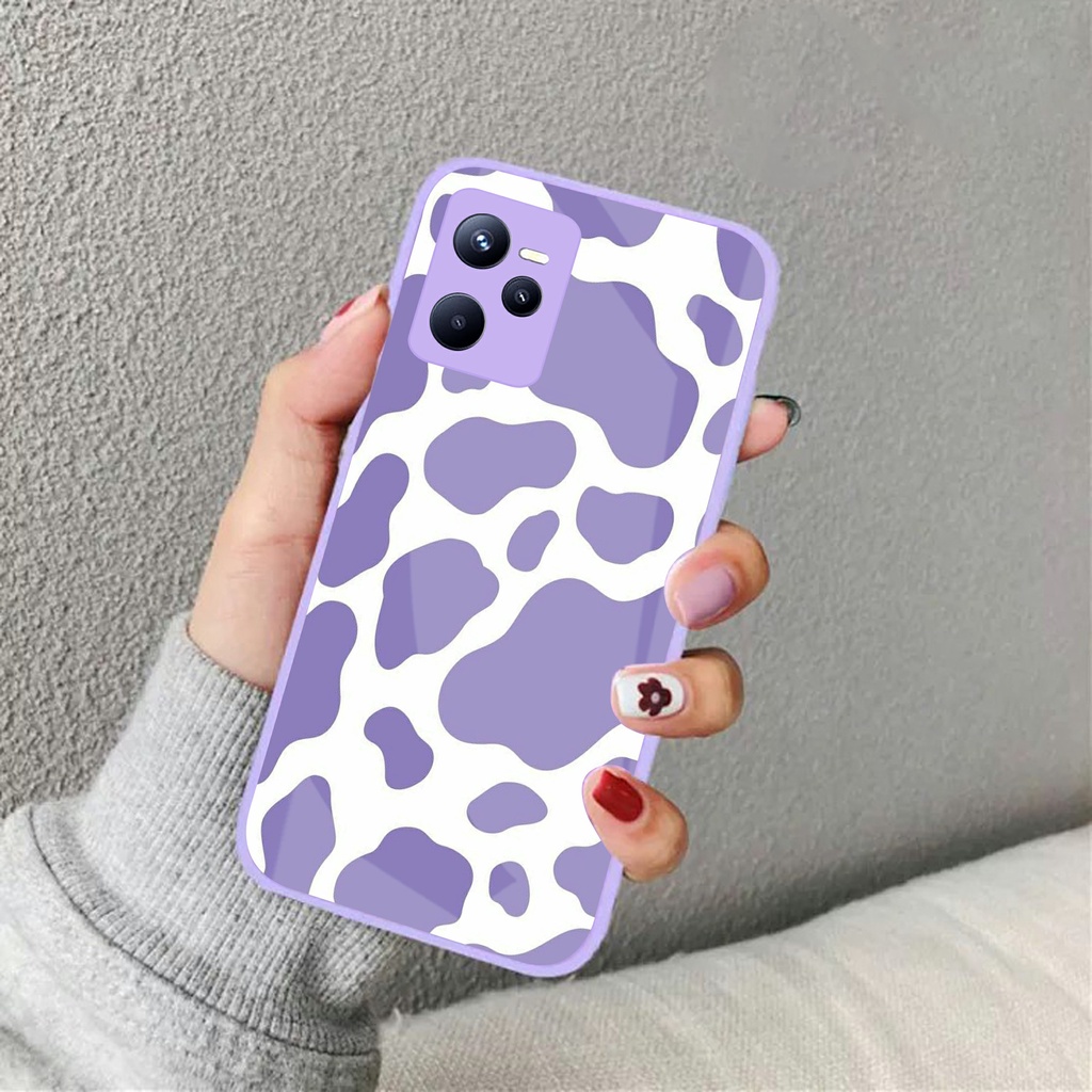 [U73] Softcase Kaca Lilac Realme C35 C31 C12 C15 C17 C2 C3 7i 5 5i 5s Realme 3 Narzo 20 30A C25 C25S