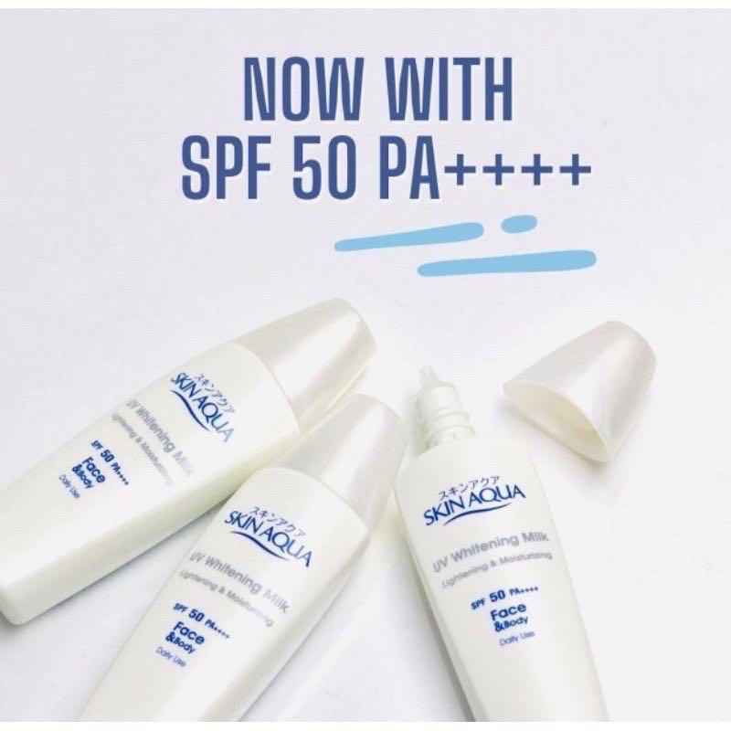 Skin Aqua UV Whitening Milk SPF 50 PA++++ Sunscreen Tabir Surya Sunblock