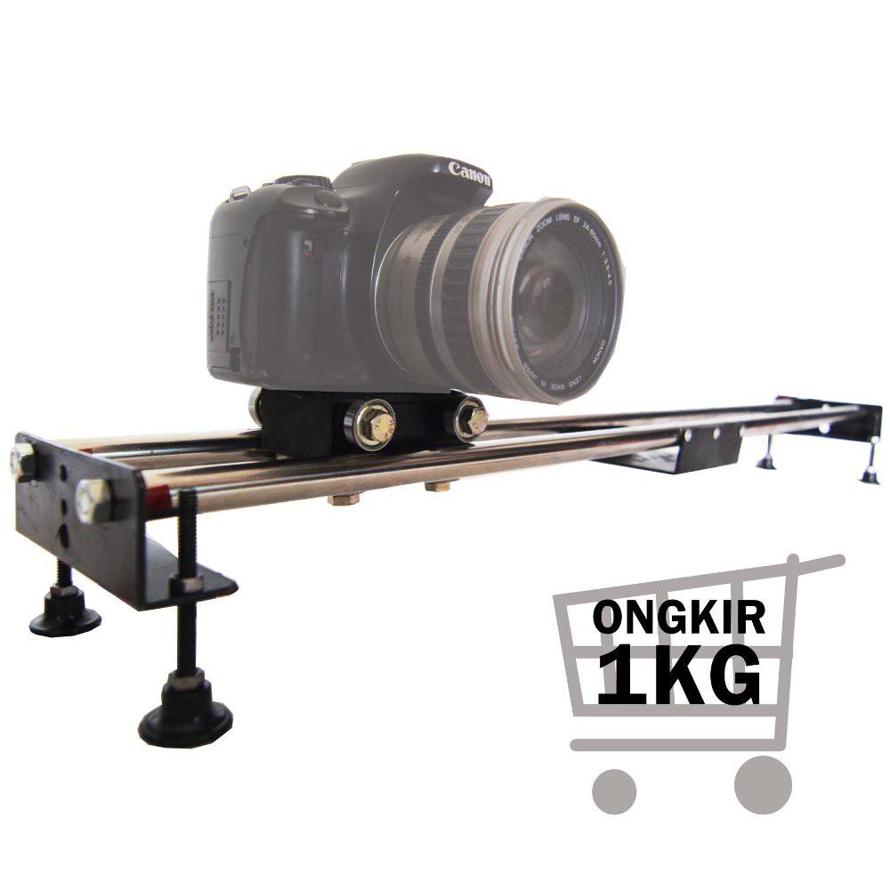 Slider Kamera 20cm 30cm 40cm 50cm 60cm 70cm 80cm Camera Track V6 Single Tripod