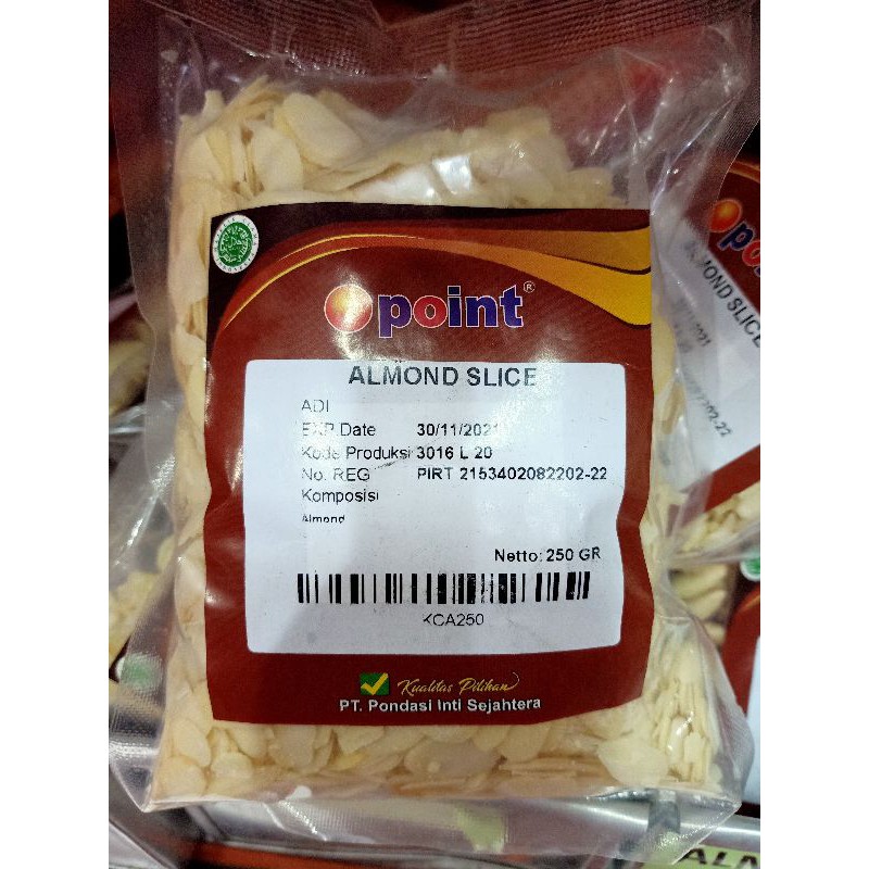 

Almond Slice/ Almond Whole 250 gram
