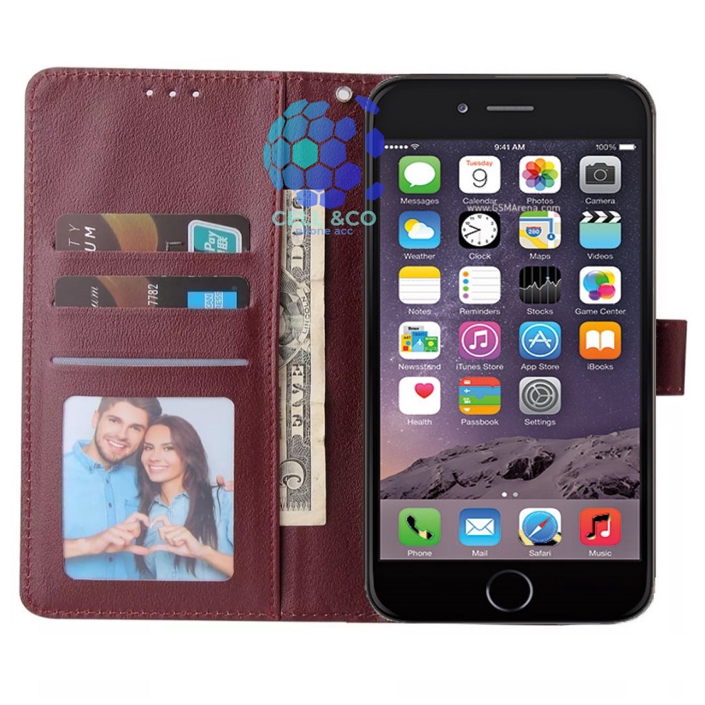 Flip cover IPHONE 7 Flip case buka tutup kesing hp casing hp flip case leather wallet