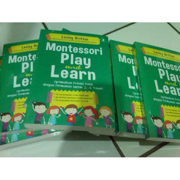 Jual Buku / MONTESSORI PLAY AND LEARN - LESLEY BRITTON BISA COD ...