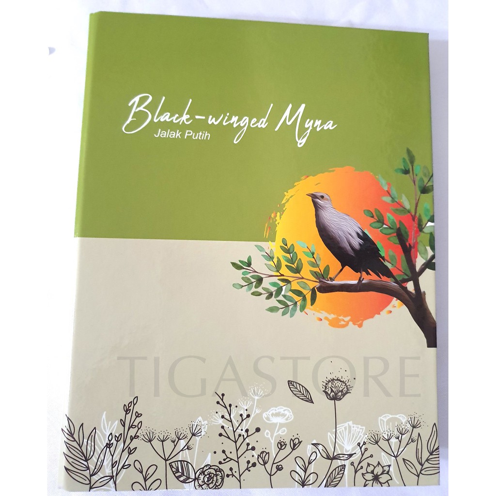 

[Cuci Gudang] Bantex Binder Black Winged Starling Myna Green HIJAU Special Edition A5