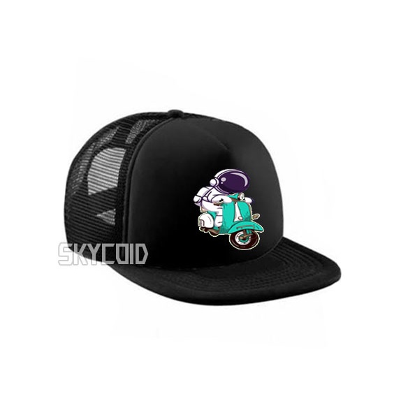 Topi Distro Snapback Jaring /Trucker/  Pria /  Baseball /topi astronot vespa