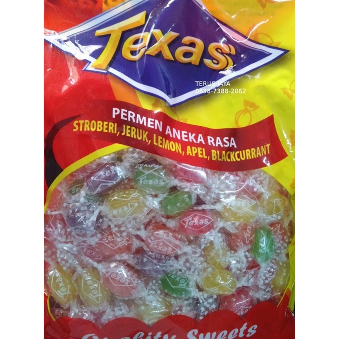 

Permen Texas Liliput Aneka Rasa Assorted Candy 525 G