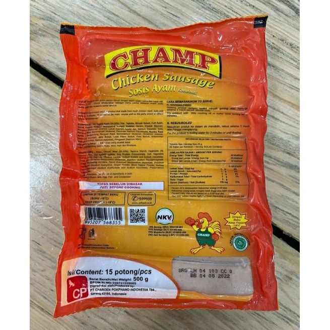 

SOSIS CHAMP AYAM 375g