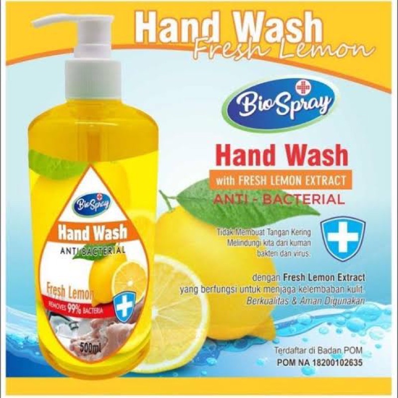 PROMO HAND WASH ANTI BACTERIAL LEMON 1000ML BPOM FC PROMO