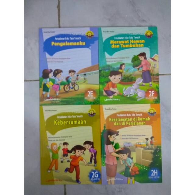 1 Paket Pendalaman Buku Teks Tematik Yudhistira 2E 2F 2G 2H SD Kelas 2 Semester 2 Kurtilas Revisi