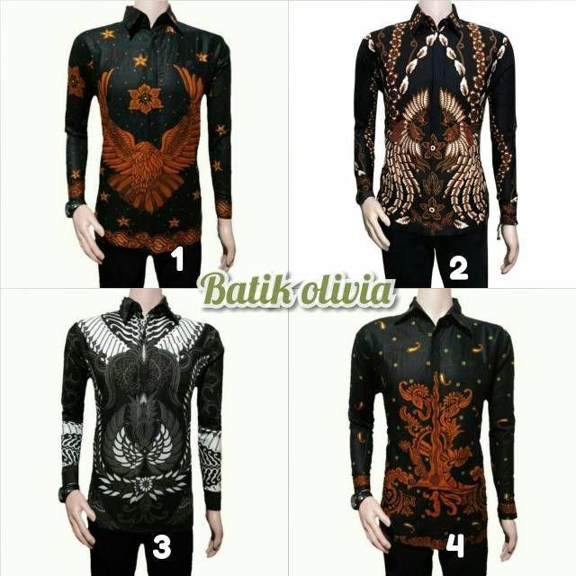 Distro Batik Hrb026 Kenongo Kemeja Tosca Pende Pekalongan Padi M L Xl Sogan Tulis Kemeja Batik