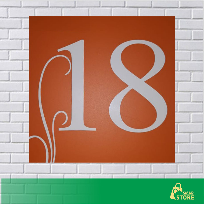 

Huruf Nomor rumah dari acrylic finising cutting stiker harga termurah Elegan
