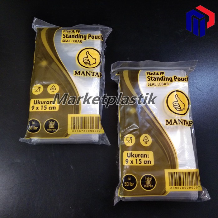 Standing Pouch 9X15 /Standing MTP/Standing 9X15/Plastik Ziplock