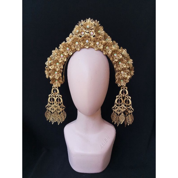 mini suntiang melayu padang minang  modifikasi bunga bunga