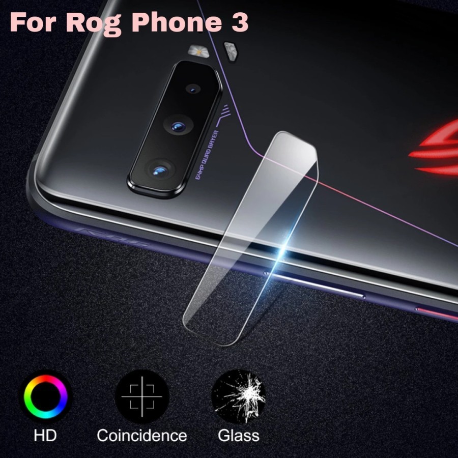 ASUS ZENFONE ROG PHONE 2 3 Tempered Glass Camera Anti Gores Kamera Bening