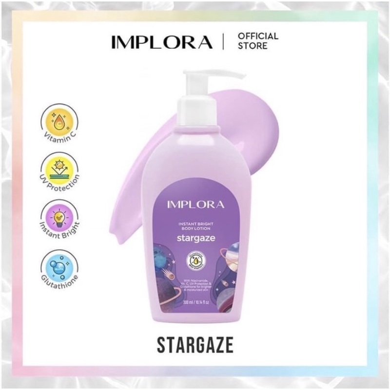 LOTION PEMUTIH BODY LOTION IMPLORA/IMPLORA INSTANT BRIGHT BODY LOTION