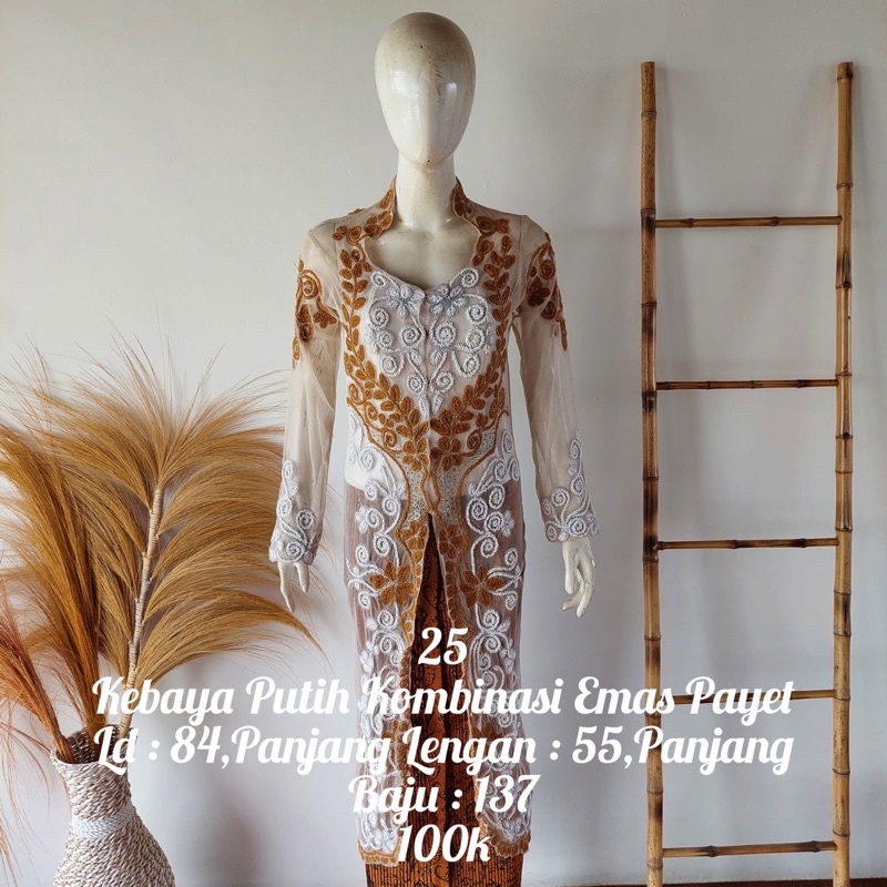 kebaya putih ijab