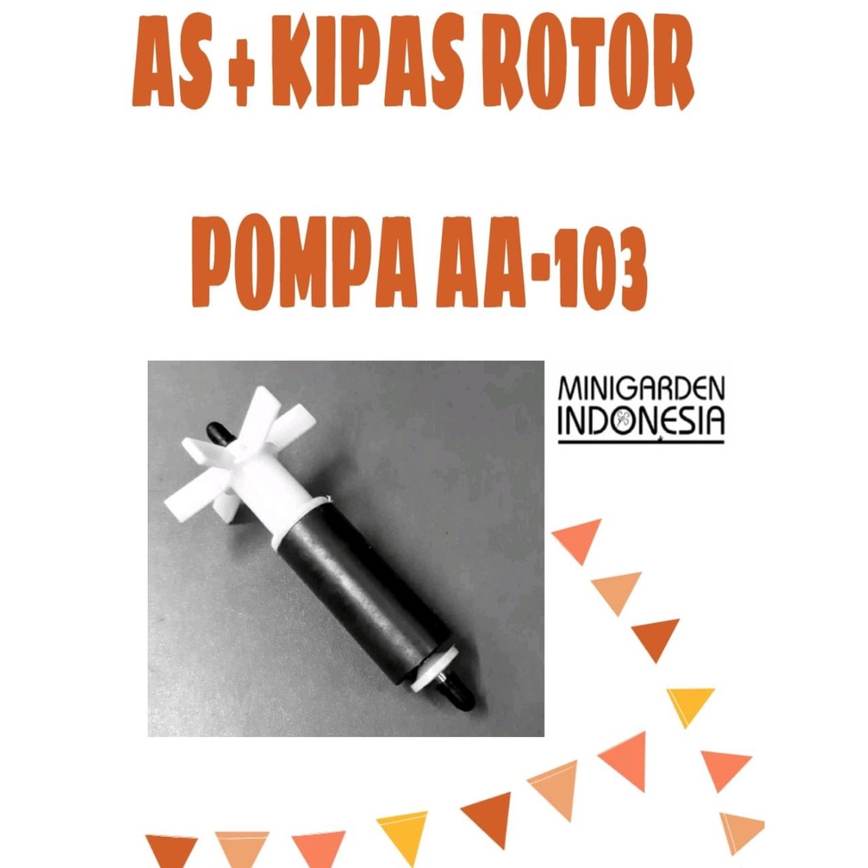 AS KIPAS ROTOR MAGNETIC POMPA AQUARIUM TIPE AA 103 AMARA SAKKAI YUKARI