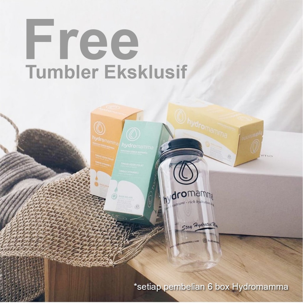 FREE TUMBLER Hydromamma Minuman Ibu Hamil Dan Menyusui 