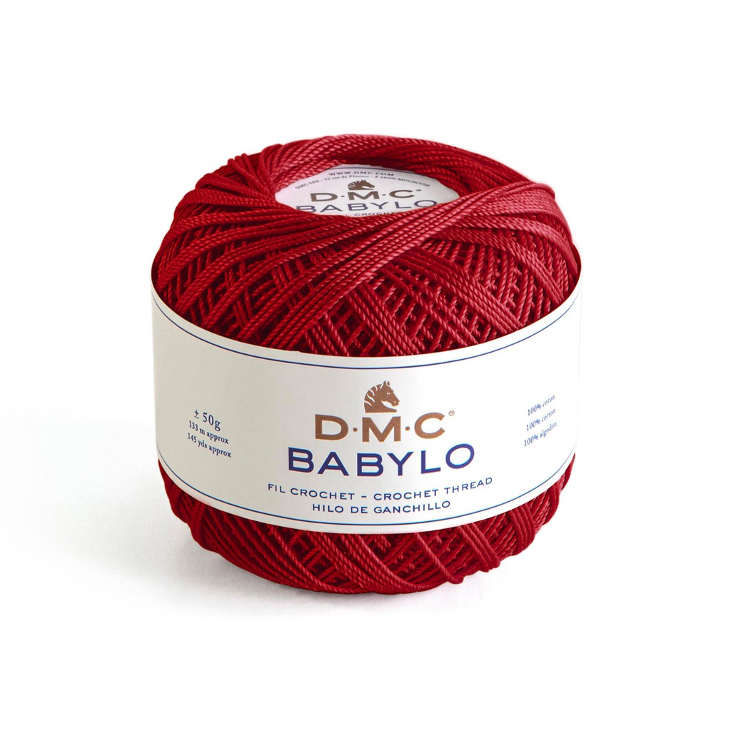 Benang Crochet DMC Babylo 50 Gram - 815 - Medium Garnet Merah