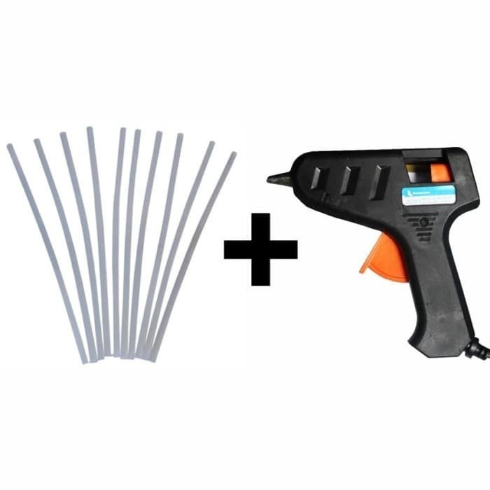 

Pistol Lem 20watt + 10pcs Lem Bakar - Hitam