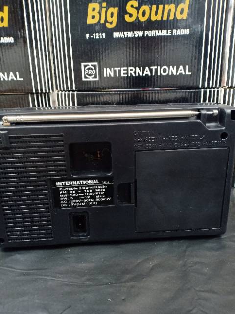 Radio Jadul International Big Sound F-1211 - Radio Jadul F 1211