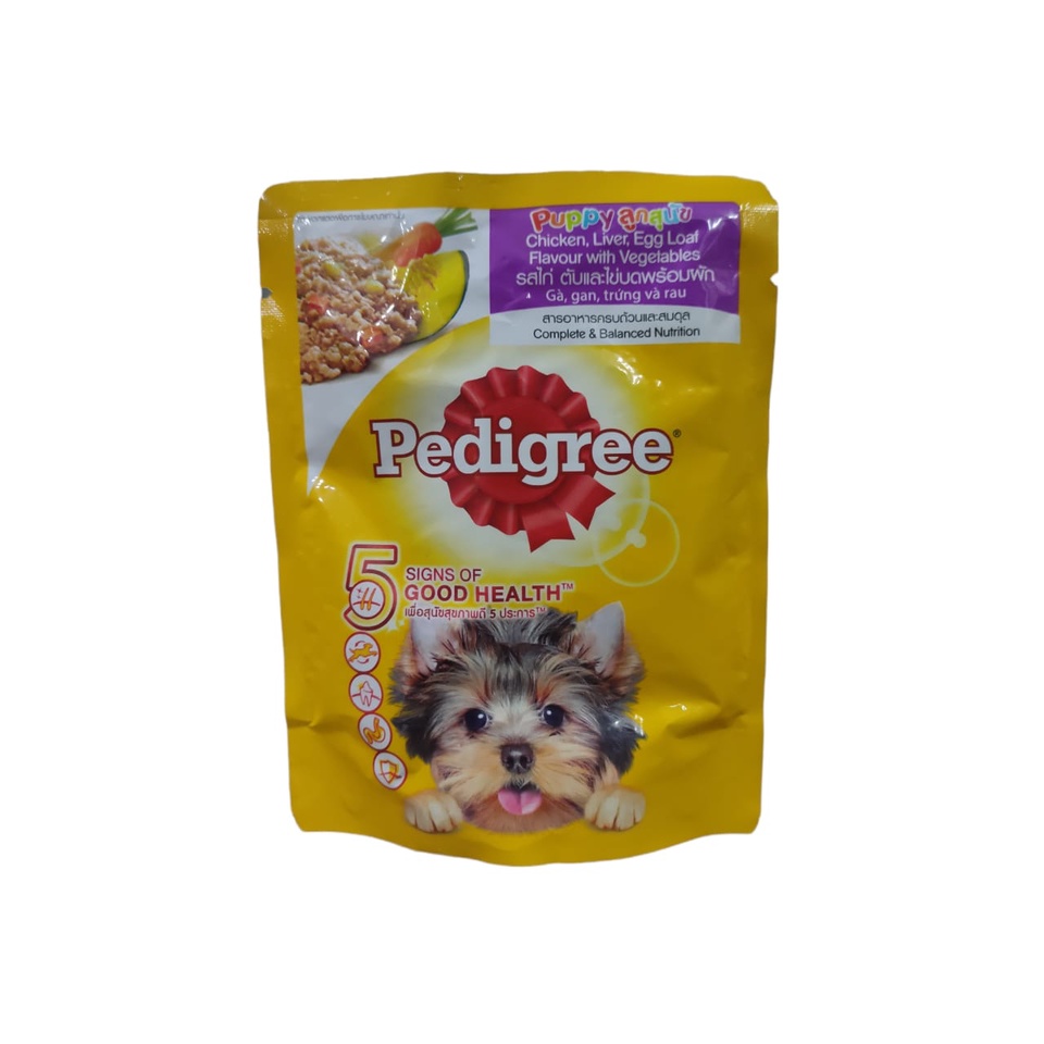 Makanan basah anak anjing PEDIGREE berat 80gr