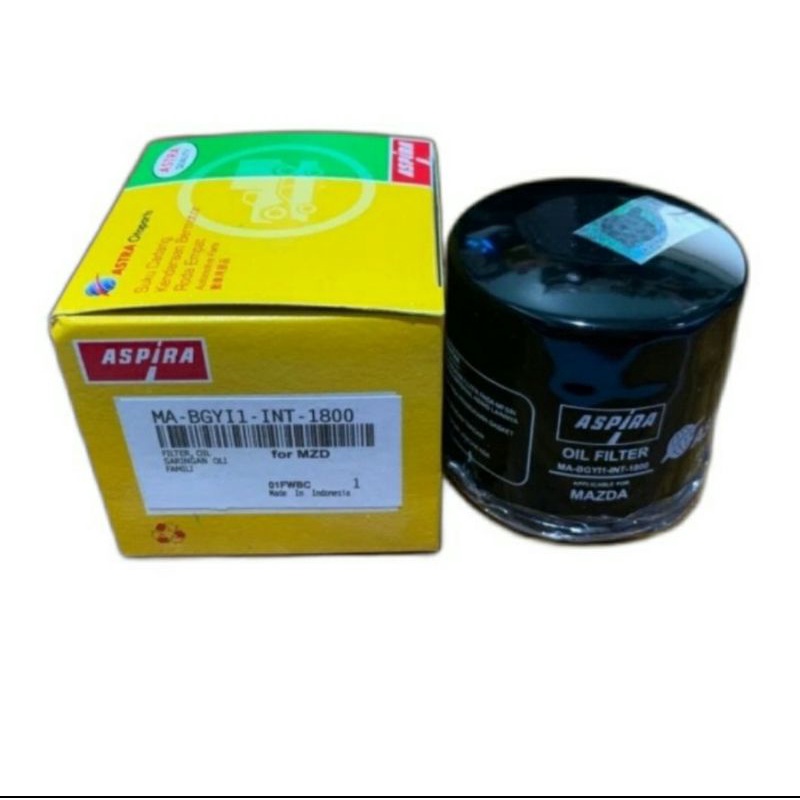 ASPIRA MA-BGYI1-INT Filter Oli / Saringan Oli MAZDA CX5 / CX 5 / MAZDA CX7 / CX 7