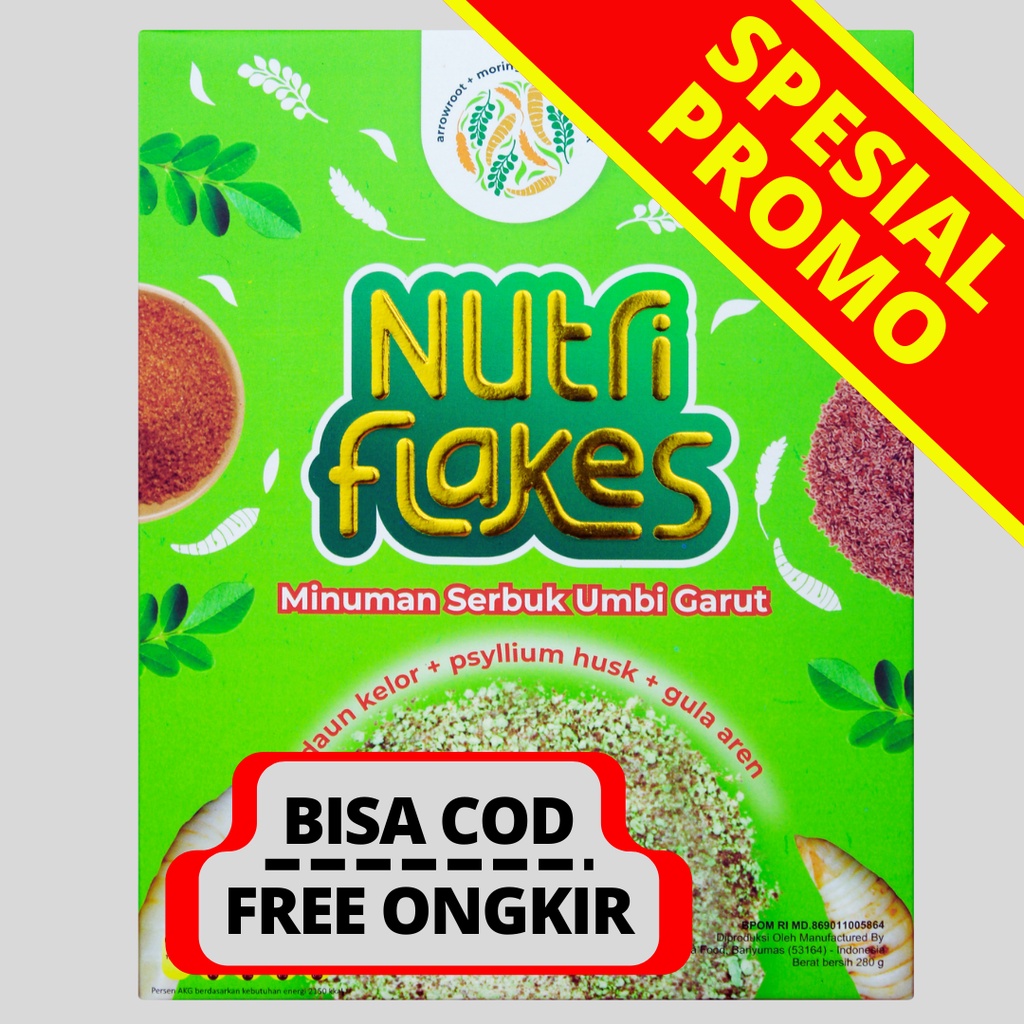 Jual Nutriflakes Sereal Terapi Asam Lambung Maag Gerd Dengan Umbi Garut