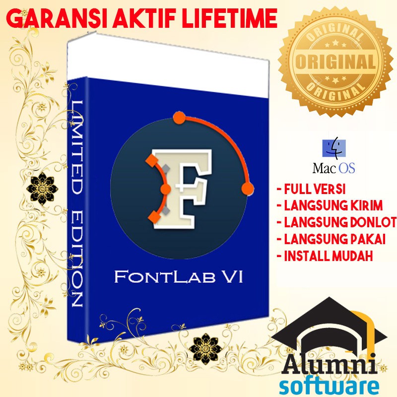 [FULL VERSION] FontLab VI Mac Utility Font Design- GARANSI AKTIVASI