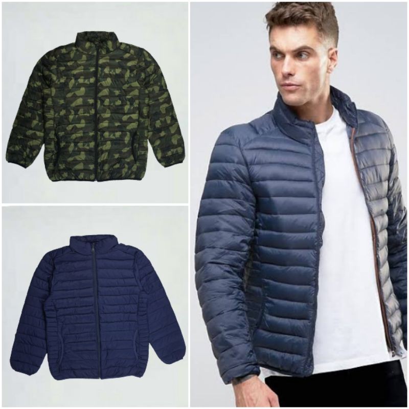 Jaket Pull&Bear Puffer Lightweight Jaket Winter Pull n Bear Jaket Gunung Windbreaker