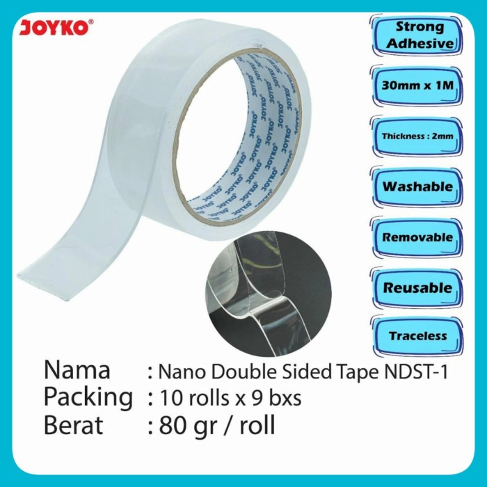 

Trendi Nano Double Tape Jokyo Ndst-1. Terbatas