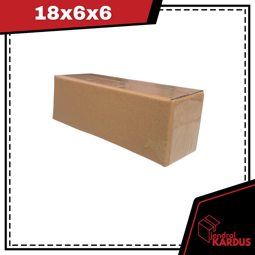 

kardus kecil packing online shop 18x6x6 cm