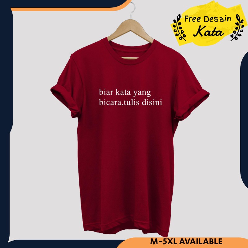 Promo!!! Spesial 2020 ➔ KAOS BAJU DISTRO CUSTOM KATA KATA BEBAS SUKA SUKA UNTUK BAJU BIG SIZE ➔