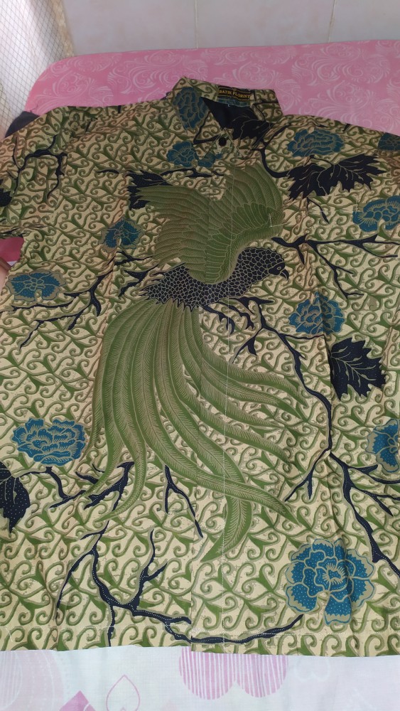 Cendrawasih Kemeja Batik Pria Full Furing Bahan Katun Halus Sragenan