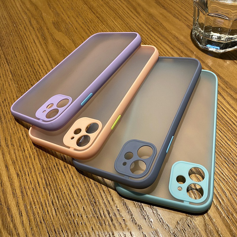 Casing kamera cangkang keras untuk Iphone 11 Pro Max Xr X Xs Max 6s 6 7 8 Plus Se 2020