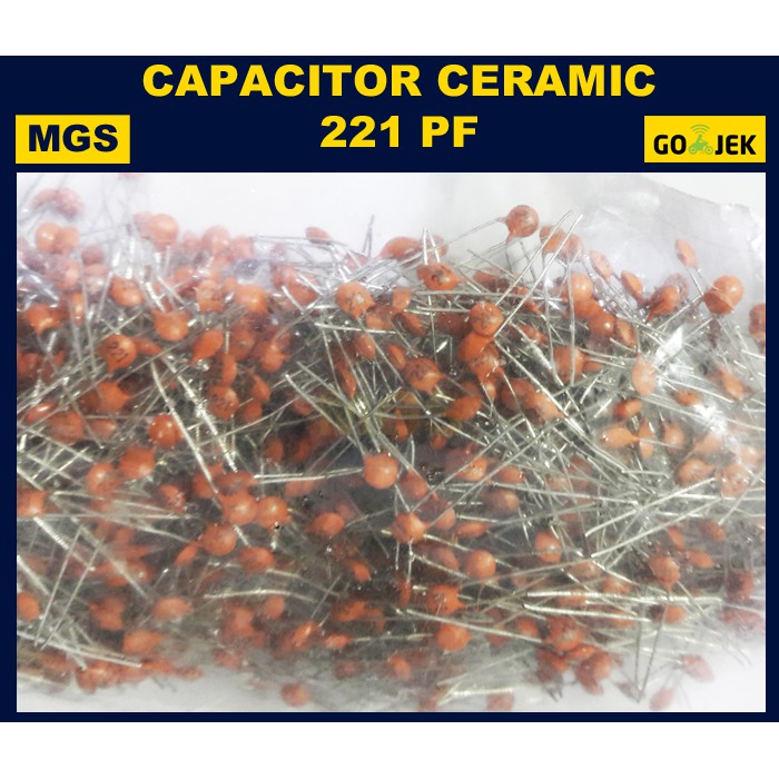 1000Pcs Kapasitor Ceramic 221 220PF