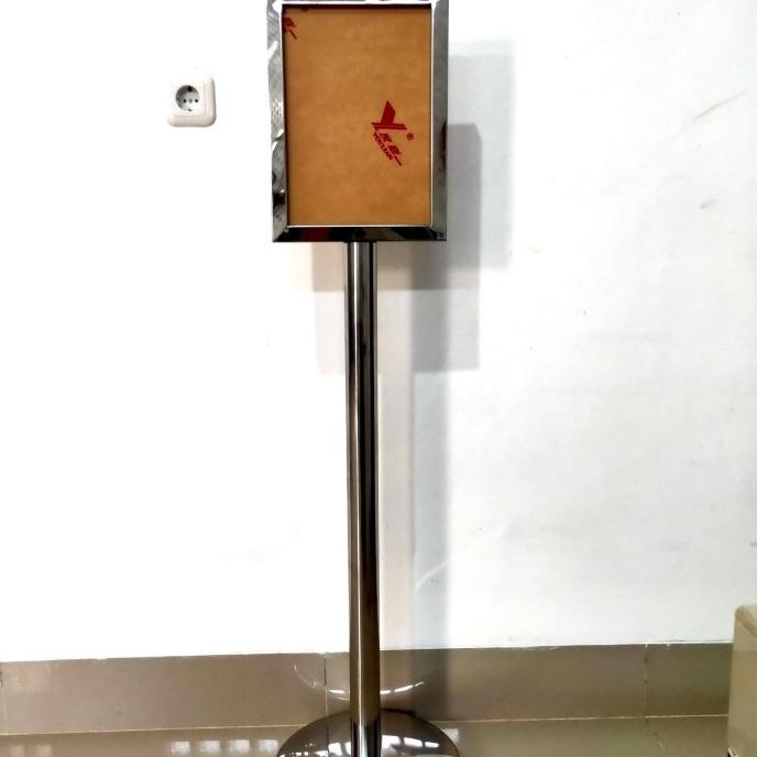 

PROMO STANDING SIGN STAINLESS A4 POTRAIT MERK KRISBOW