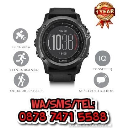 fenix 3 HR + Topi GARMIN + Silicone Strap - WOW