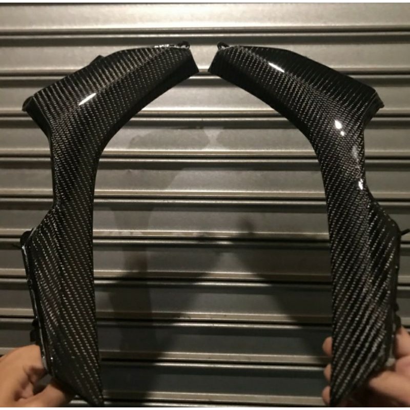 Garnish Side body sambungan body depan new vario 125-150 Carbon kevlar