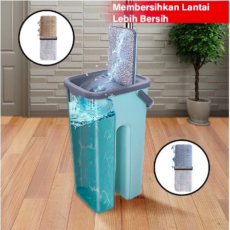 [MH] Pel Lantai Praktis Ultra Mop Microfiber 360 Derajat