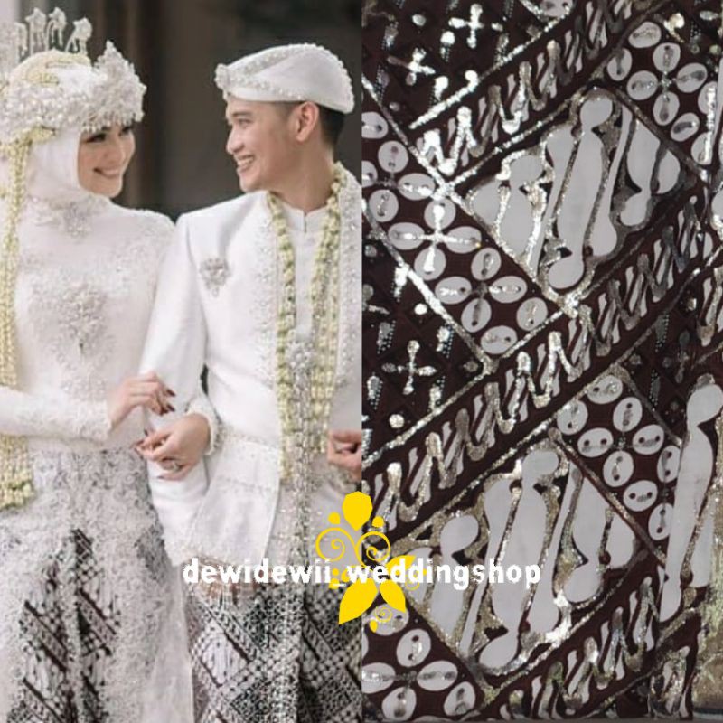 [Sepasang] Jarik Pengantin Prodo - Motif Ciki || Instan &amp; Lembaran