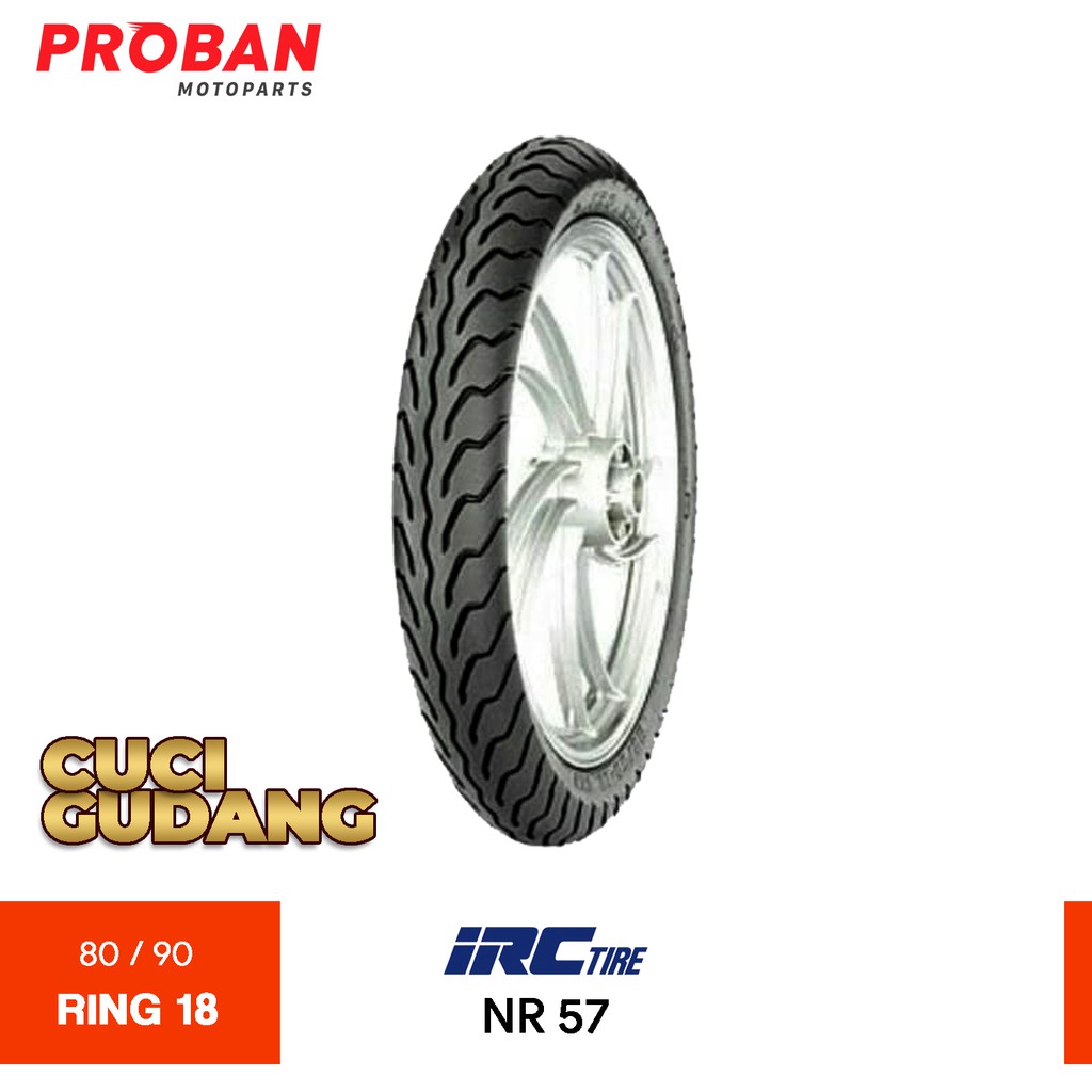 

IRC TT NR57 80/90-18 CUCI GUDANG Ban Motor Tubetype