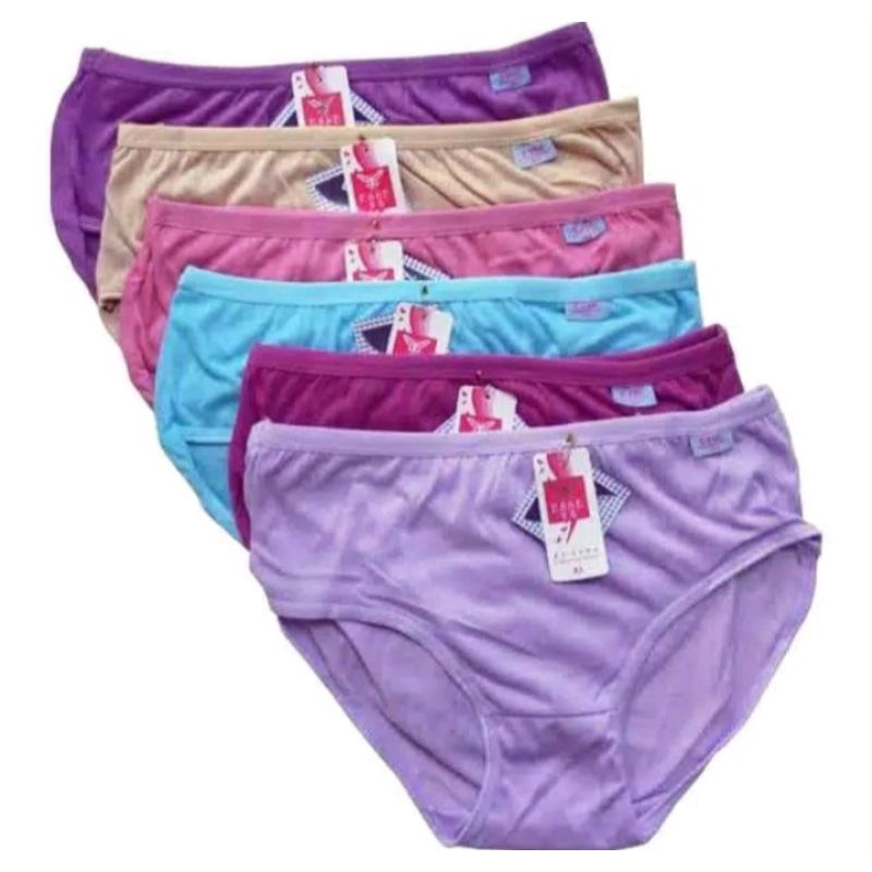 6PCS CELANA DALAM WANITA IMPORT MURAH BERKUALITAS/CD ESSE LYCRA