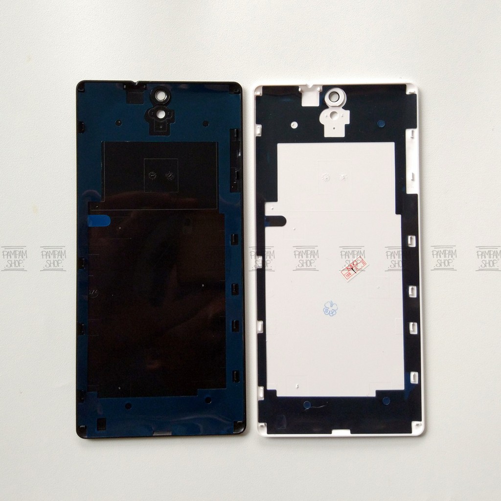 Tutup Belakang Baterai Casing Backdoor Back Door Cover Sony Xperia C5 Original OEM Warna Hitam Putih