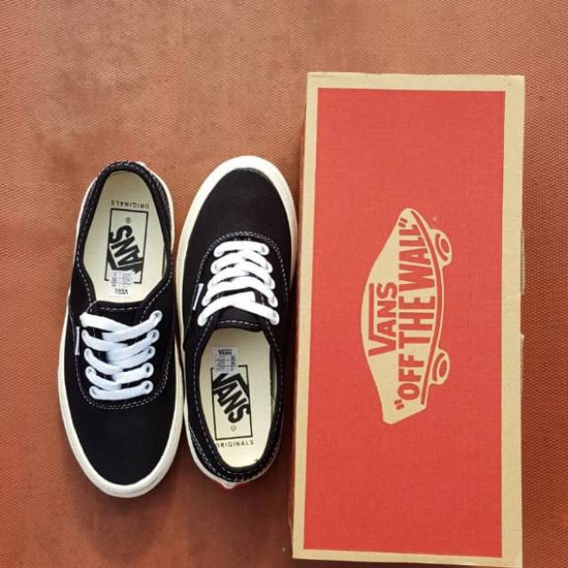 VANS AUTHENTIC VAULT OG BLACK WHITE GRADE ORIGINAL PREMIUM